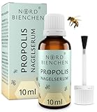 Propolis Nagelserum - gegen gelbe, brüchige Nägel - Nagel Behandlung schnell & intensiv - Mittel gegen Problemnägel - mit natürlichem Bienenharz - Nail Care Pen & Stift Alternative 10ml - Nordbienchen