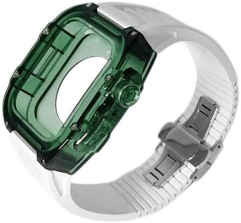 Coque rigide en silicone transparent anti-choc pour iWatch 45 mm