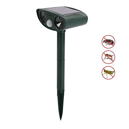 Generic Waterproof Solar Power Ultrasonic Signals Animal Repeller Outdoor Bird Mouse Expeller