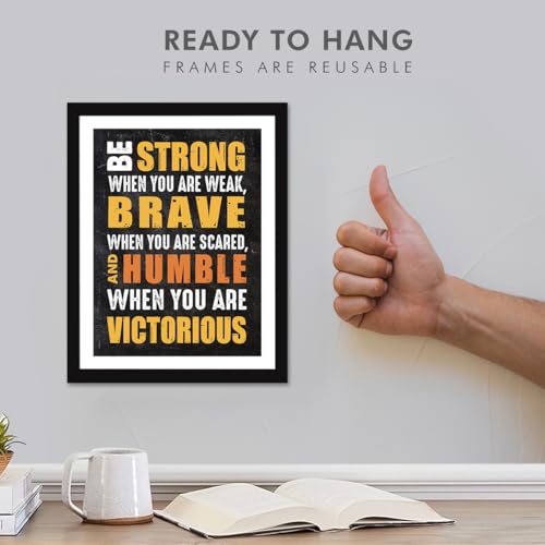 Image of Chaka Chaundh - Suitable Inspirational Motivational Quotes frames for OFFICE & STUDENT- Framed Posters with Frame - Quotes Wall Frames - Photos with Quotes - (14 X 11 inches)