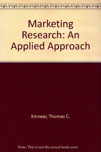 Marketing Research: An Applied Approach (Marketing S.)