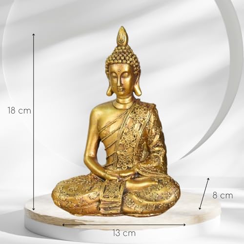 Zen'Light Sanci Buddha Statue, Zen and Feng Shui Decoration, to Create a Relaxing and Spiritual Atmosphere - Image 4