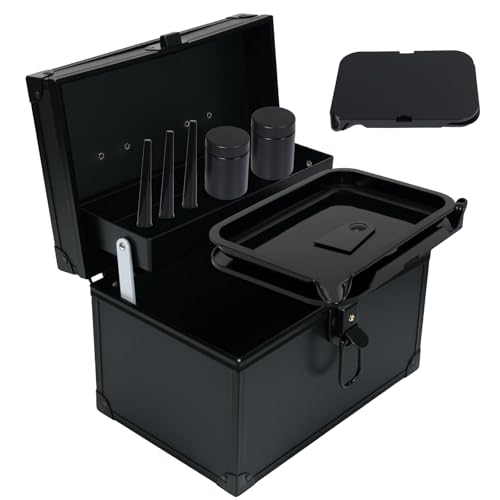 Misecrisa 10 Inch Smell Proof Lock Box – Large Airtight Storage Container for Home & Travel, Ideal