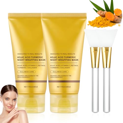 tardiy 2PC Revix Collagen Mask, Revix Turmeric Collagen Night Mask, C-ollagen Night Wrapping M-ask, Gentle Cleansing, Moisturizing