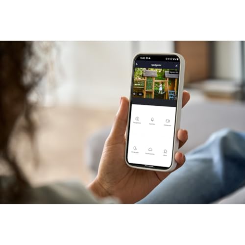 Hama Überwachungskamera (WLAN Kamera f. außen mit Akku u. Solar, Outdoor Kamera per Sprache/App steuern, wetterfeste Außenkamera, Bewegungsmelder, Nachtsicht, 2-Wege-Audio, Aufzeichnung, FullHD) schw.