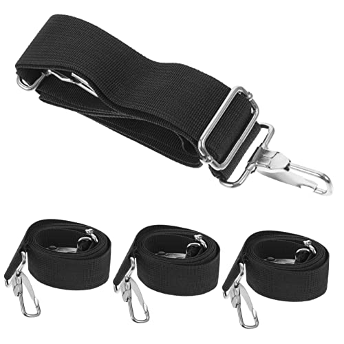 Ceintures de tambour et caisse claire réglables en polyester noir