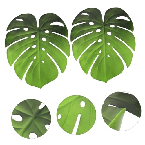 Placemats Monstera Artificielle LABRIMP set de table lot de 6 lavable vert