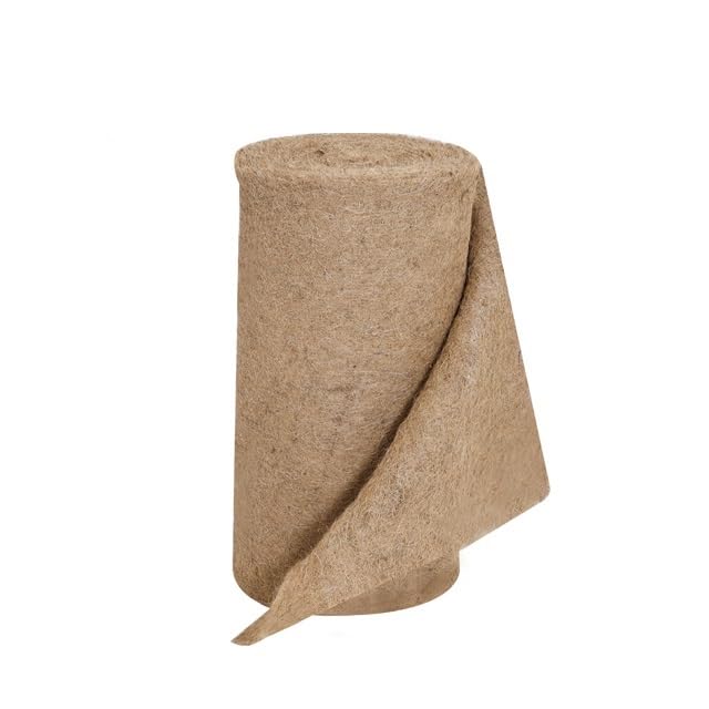 Coco Coir Roll Sheet 1mtr *1mtr|Coconut Fiber Liner Pad Coir Mat Liner for Hanging Basket Pad, Garden Plants & Wall Planter, Beige