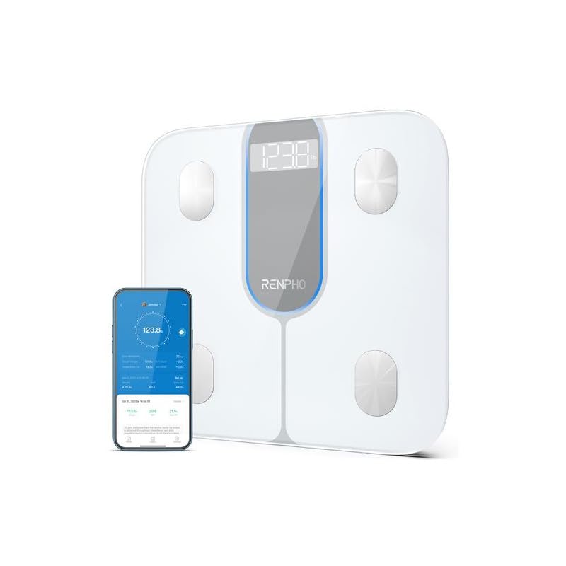 Renpho Elis 1C A033 Smartwaage, Weiß