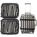 VinGardeValise - Up to 8 Bottles & All Purpose Wine Travel Suitcase (Silver)