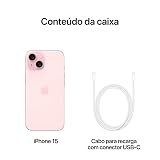 Apple iPhone 15 (128 GB) — Rosa — imagem 7