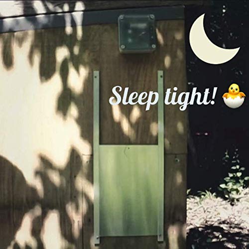 Happy Henhouse Automatic Chicken Coop Door Opener Kit - Electric Auto Chicken Guard Door for Coops, Cages and Runs - Timer + Solar Light, Battery Operated - Poultry Safety Supplies Kit - Thumbnail 5