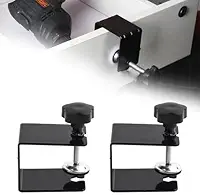 Jogo com 3 Peças de Grampo Sargento Tipo C para Fixação Rápida, Aperto Ajustável, Resistente, Ideal para Marcenaria, Carpintaria, Reparos e Trabalhos Artesanais (2pcs)