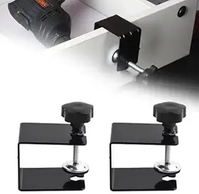 Jogo com 3 Peças de Grampo Sargento Tipo C para Fixação Rápida, Aperto Ajustável, Resistente, Ideal para Marcenaria, Carpintaria, Reparos e Trabalhos Artesanais (2pcs)