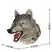 Gemini&Genius Animal Hand Puppet for Kids Soft Rubber Realistic Action Figure Role Play Toys(Wolf)