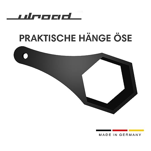 ULROAD Ersatzteil für BBS Felgenschlüssel RS Sechskant Schlüssel RS Key 80mm Felgendeckel 09 23 576 SW80 0923576 Werkzeug