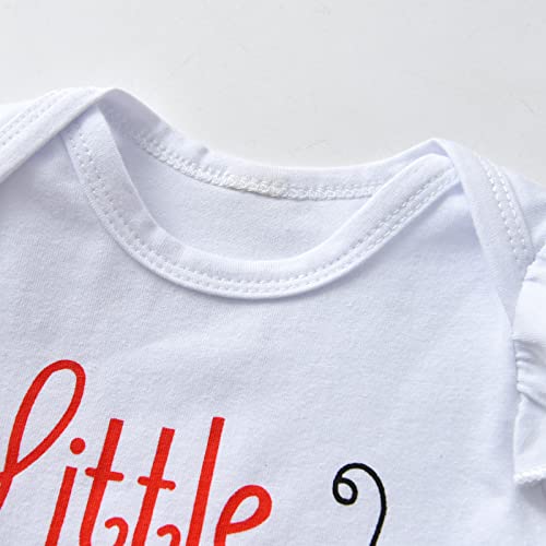 Newborn Baby Girl Clothes Ladybug Printed Long Sleeve Tops Romper Pants Headband Infant Girls 3Pcs Clothing Set2