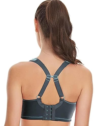 Freya Women's Sonic Underwire Spacer Molded Sports Bra, Carbon, 34F #TOP2