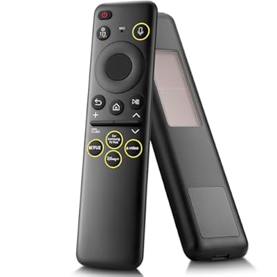 Replacement for Samsung-TV-Remote-Control,BN59-01432A Rechargeable-Voice-Remote Compatible Samsung Frame Crystal Solar UHD Neo QLED OLED Serie Smart TVs