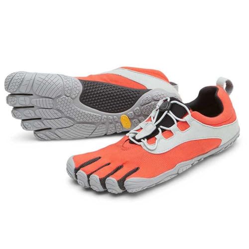 Vibram Women's FiveFingers V-Run Retro, Red/Black/Grey, 36 EU / 6.5-7 US2