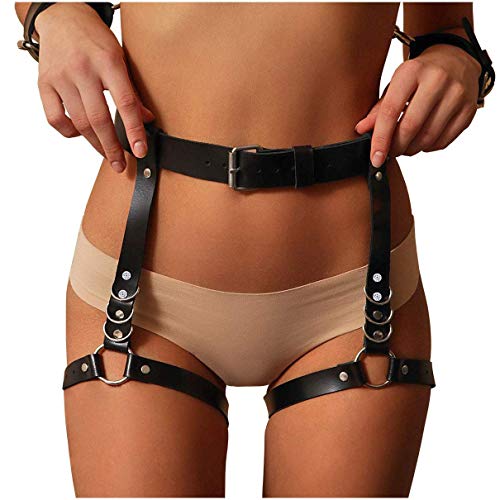 image for HOMELEX Women's Leg Harness Caged Thigh Holster Garters Harajuku Waist