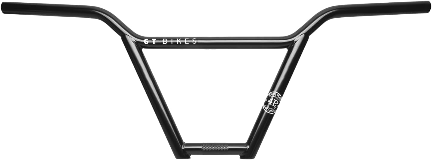 GT Original BMX Bar (4 Piece), Black, 9.125"