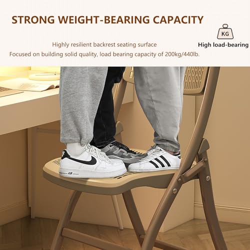 Chaise pliante en plastique PP robuste et métal avec charge 200 kg - 8
