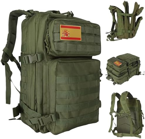 Oreunik Mochila Militar 45L Impermeable Táctica Mochila Molle Moc...