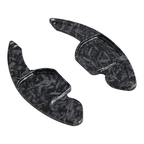 TECART 2 piezas de extensión de levas de cambio de volante para Audi A3 A4 A6 A4L A5 A6L A7 S6 S7 Q3 Q5 A8 S3 S4 S5 S8 RS3 R8 Q7 ABS Paddle Shifter Extensiones Accesorios Satén