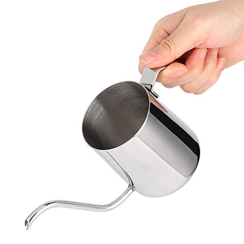 Chaleira de café Com Aço Inoxidável, Alça de Aço Inoxidável 250ml para café, Ferramenta de café, Ace