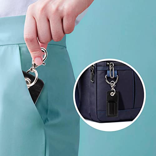 AYNKH 2 portapenne portatili in pelle, con cordino...