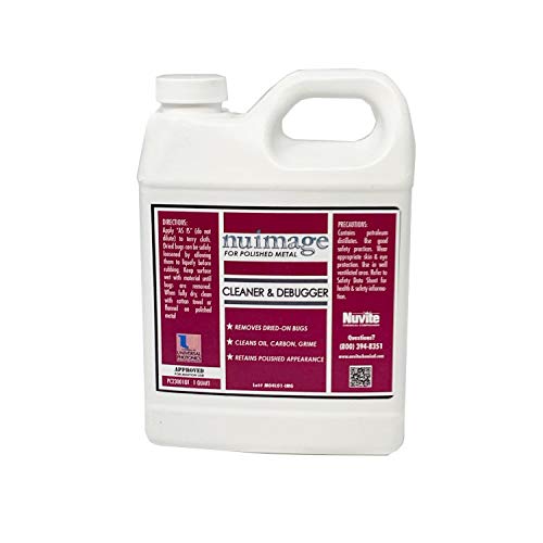 Nuvite Chemical Compounds NuImage - Cleaner & Debugger for Polished Metal (Quart)