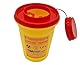 TIGA-MED Kanülen Abwurfbehälter | 5 Stück | 1 Liter / 1000ml | Kanülenbox Entsorgungsbox Kanülensammelbox Kanülensammler Nadelabfallbehälter