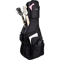 Dual-corded handle design with padded handle wrap Thickly padded adjustable backpack straps with rear quick grab carry handle Thick 25mm padding with soft non-abrasive nylon lining and reinforced headstock, bridge, and end pin areas Weather resistant...