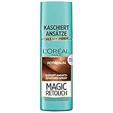 L'Oréal Paris Ansatz-Kaschierspray für stufenlose und natürliche Übergänge, Kaschiert Ansätze bis zur nächsten Haarwäsche, Magic Retouch, Rotbraun, 1 x 75 ml