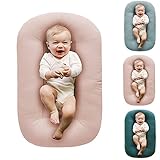 oliwex Baby Lounger,Baby Lounger Pillow,Baby Lounger 0-24 Months,Baby Lounger for Newborn (Pink)