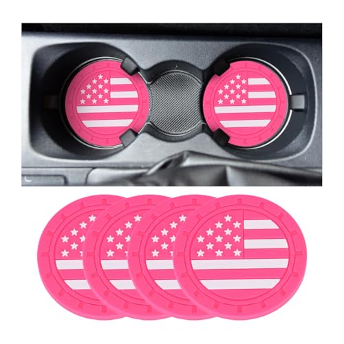 Set de 4 Posavasos American Flag para Auto miniatura 1