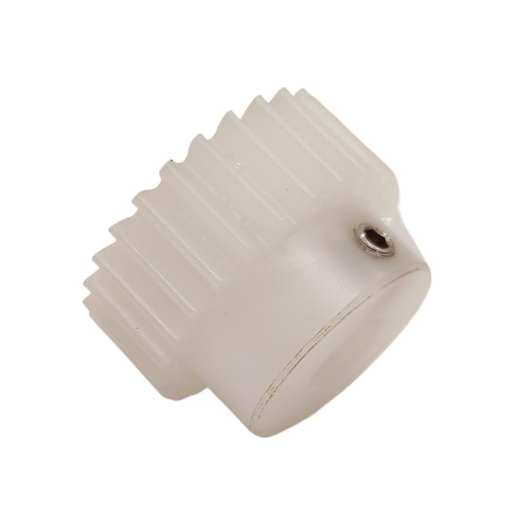 Cylindrical Drive 1pcs Plastic Cylindrical Gear 1 Module 20 Teeth Spur Gear with Step Straight Teeth Transmission Drive Gear 1M 20T Pinion Rack Machinery(6MM BORE)