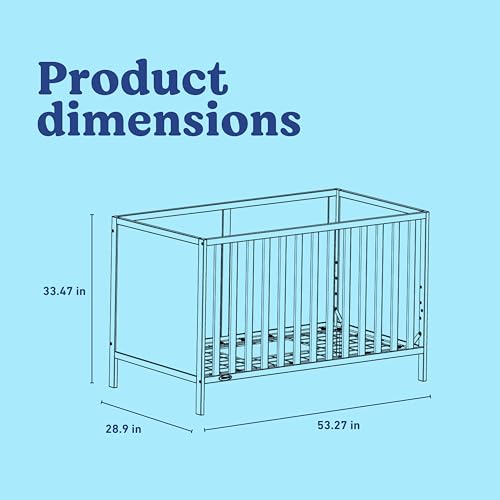 Graco Theo 3-in-1 Convertible Baby Crib, Hazelnut - image 5