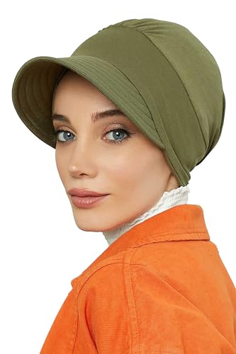 Aisha's Design Salt Resistant Quick-Dry Turban Modest Swim Hijab Bonnet Cap for Pool & Beach Everyday Use Head Cover