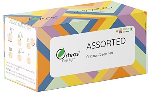 Image of Orteas Caffeine-Free Herbal Tea 25 Tea Bags Lemongrass (25 Tea Bags, Peppermint)