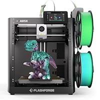 FLASHFORGE AD5X Multi-Material 3D Printer 4-Color Printing, 600mm/s Speed 1-Click Print with DIY IFS Creations, Full-Auto Calibration & Filament Backup, AD5X- Multi-Color Productivity Booster