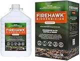 FireHawk™ Natural Weed Killer Concentrate 5 LTR | Glyphosate‑Free Bioherbicide—Kills Weeds in Hours | Makes 105 Ltrs | Soil‑Friendly, Fast Results