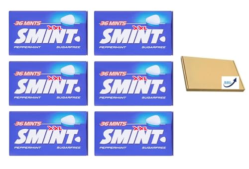 Smint Sugarfree XXL Peppermint Tins (Pack of 6)