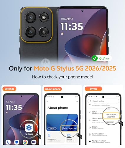 Image of FNTCASE for Moto G Stylus 5G 2026 Case: Motorola G Stylus 2025 Case [Compatible with Magsafe] Translucent Matte Cases with [Screen Protector] Military Grade Shockproof Protective Phone Cover