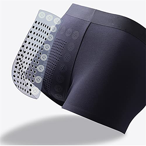 Andongnywell Mens Ice Silk Underwear Breathable Soft Thin Underwear for man Mesh Boxer Brief Quick-drying Cool 3 Pack4