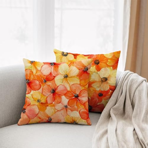 Housse de coussin 60x60cm imperméable lot de 2 avec fermeture éclair invisible