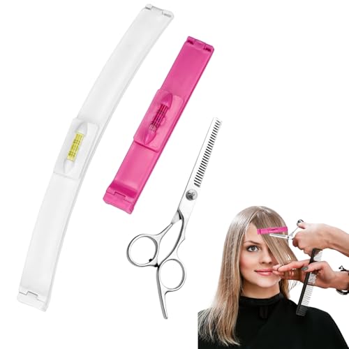 Mlysnd Hair Cutting Tool, 3pcs Hair Scissors Hair Cutting Clip, Professional Home DIY Hair Styling Kit Split End Trimmer for Kids Women Layers Bangs, Bobs, Trims Split Ends