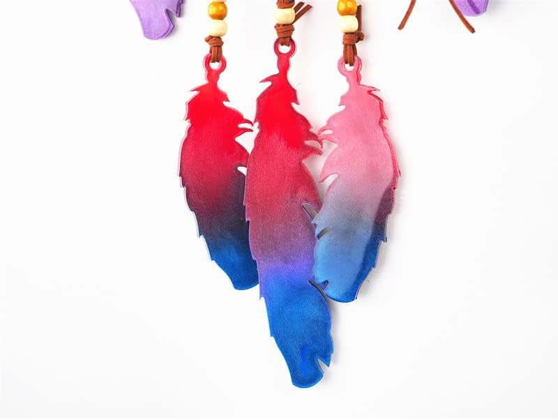 Large Dream Catcher Resin Mold, Silicone Dreamcatcher Feather Epoxy Mold for Wall Hanging Pendant Key Chain Kit House Window Living Room Decoration (Dreamcatcher)