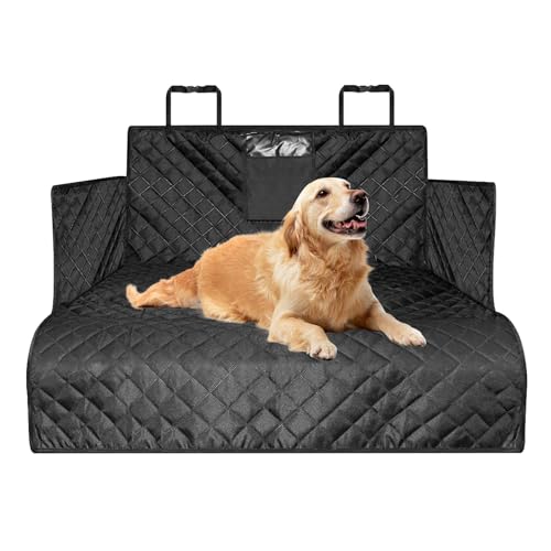 Tapete impermeable para mascotas, tapete de carga para mascotas, tapete de cubierta de carga, tapete de asiento para mascotas, protector de maletero de mascotas fácil de limpiar, ajustable, diseño